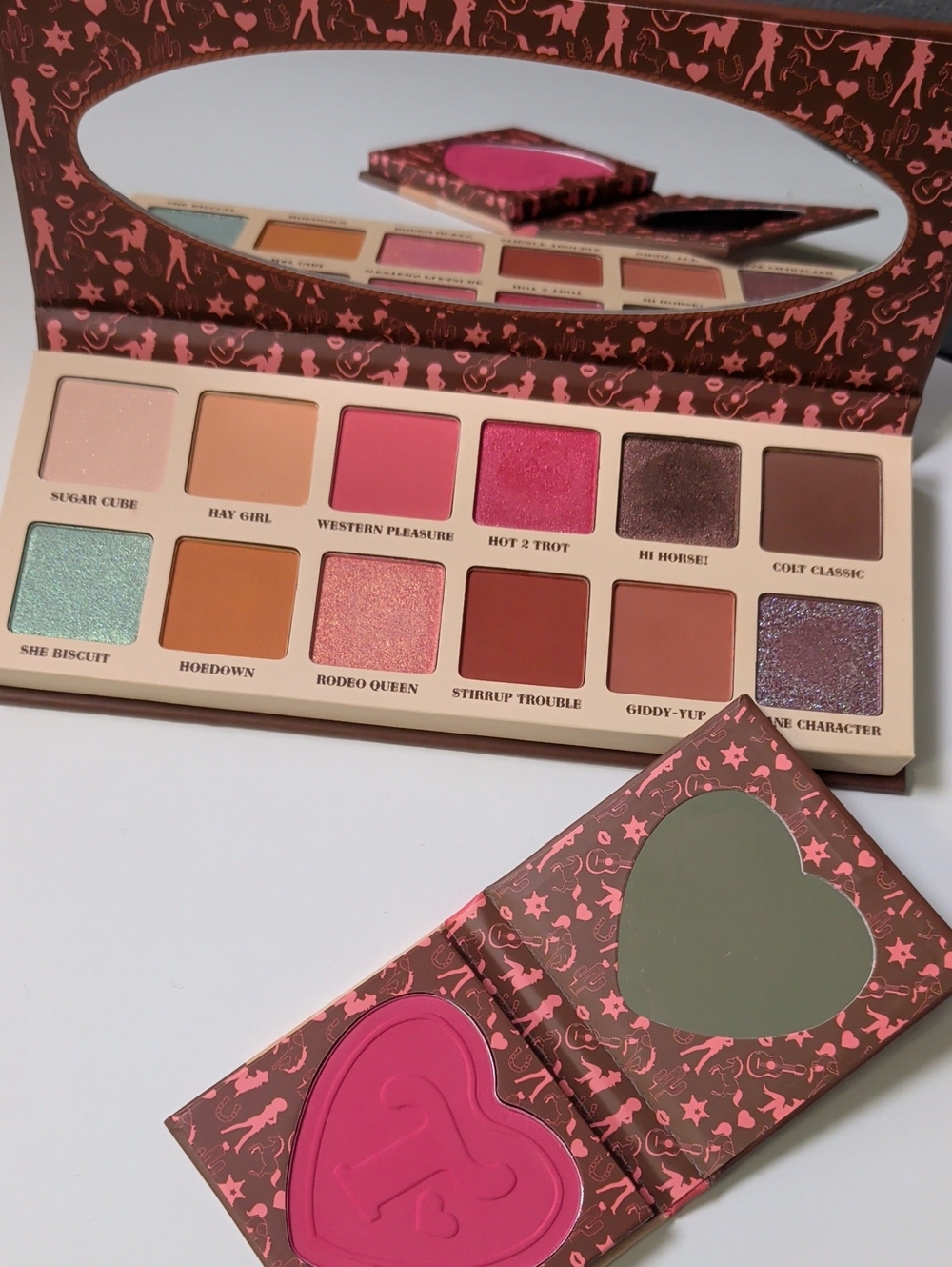Trixie Cosmetics Horse Girl Eyeshadow Palette with Blush